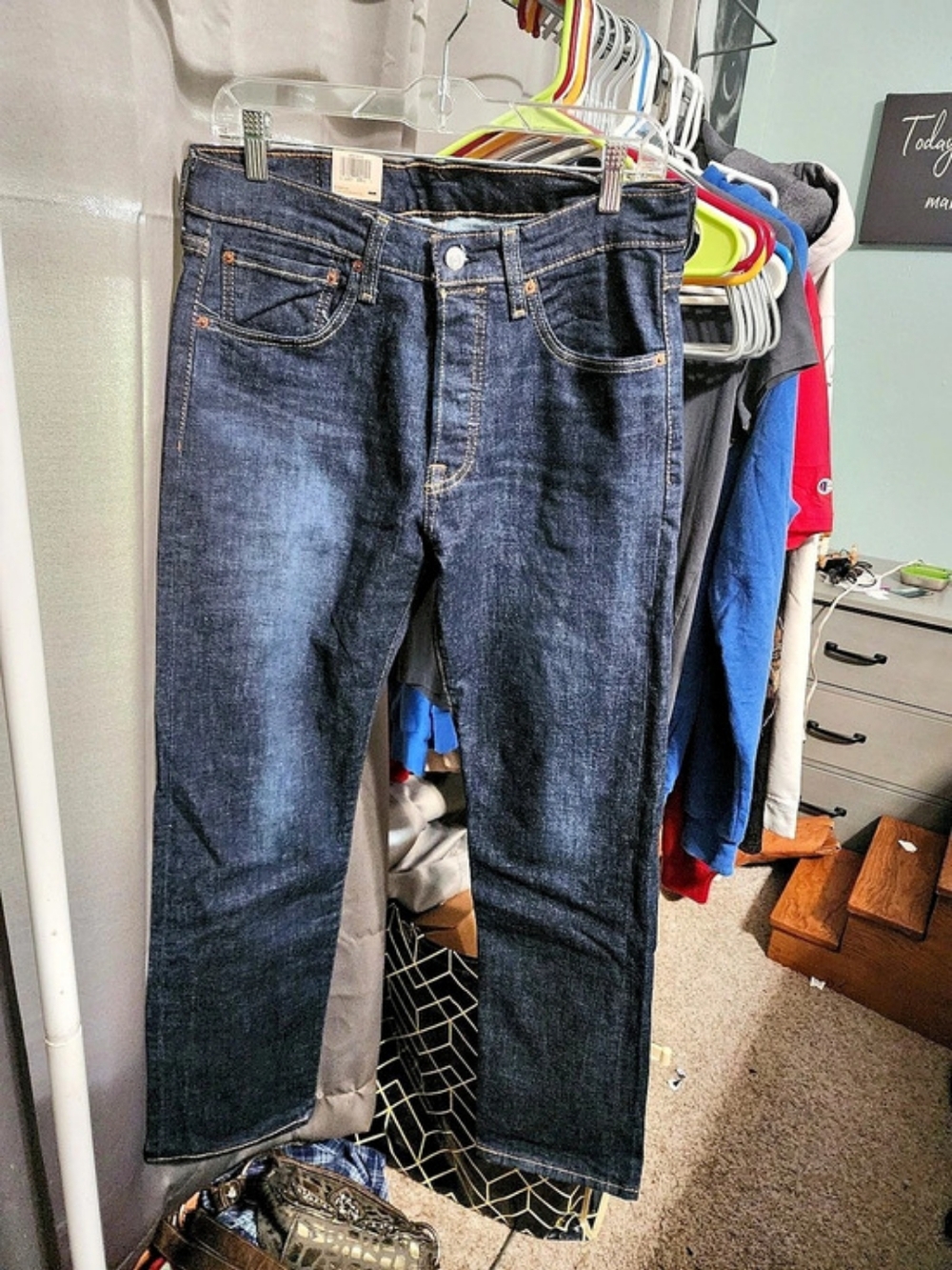 Levi's 501 Straight Leg Jeans Waist 31 Blue
